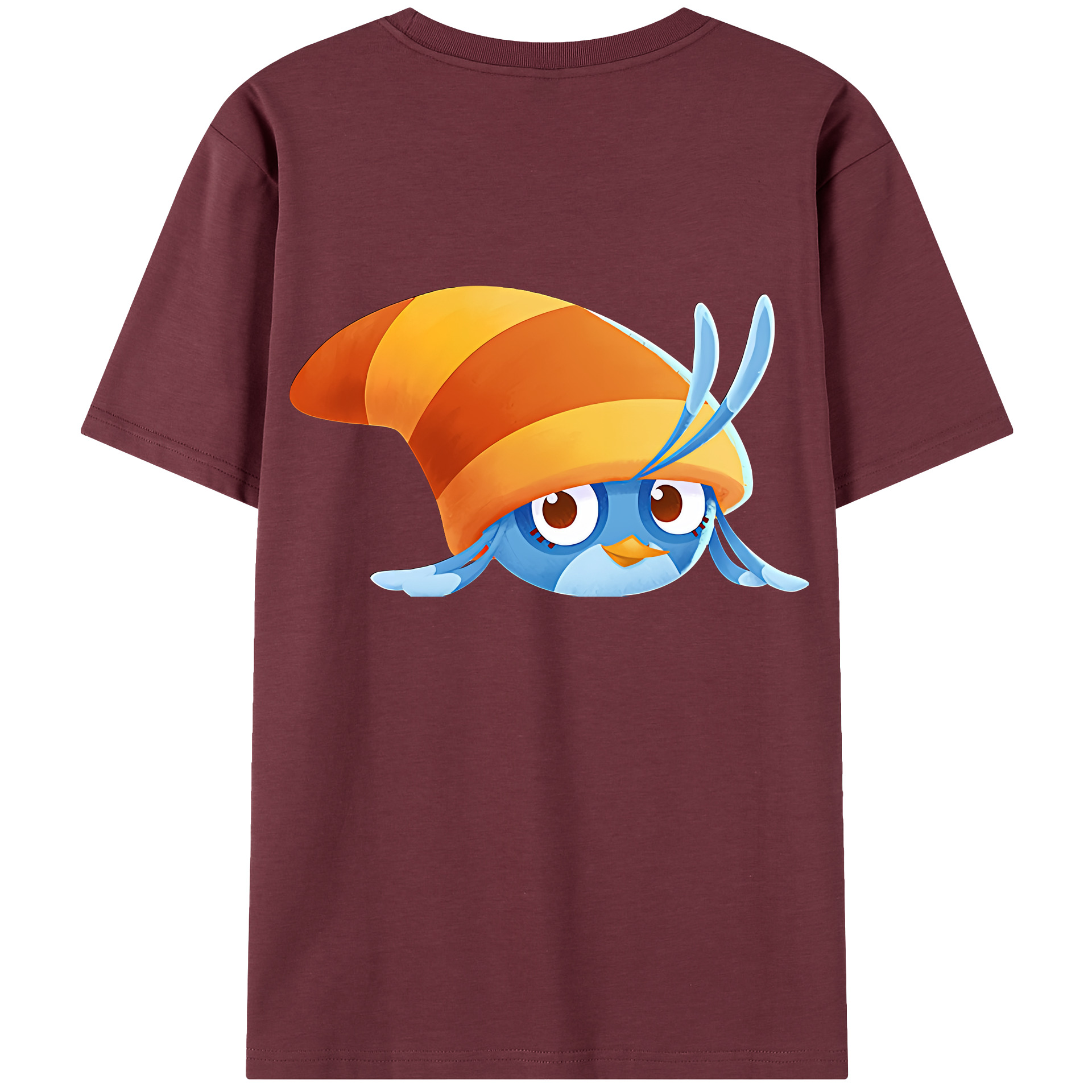 （画像用） Angry Birds アングリーバード 綿100％半袖Tシャツ（背面プリント）